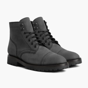 import placeholder for mens captain lace up boot grey matte 30617414