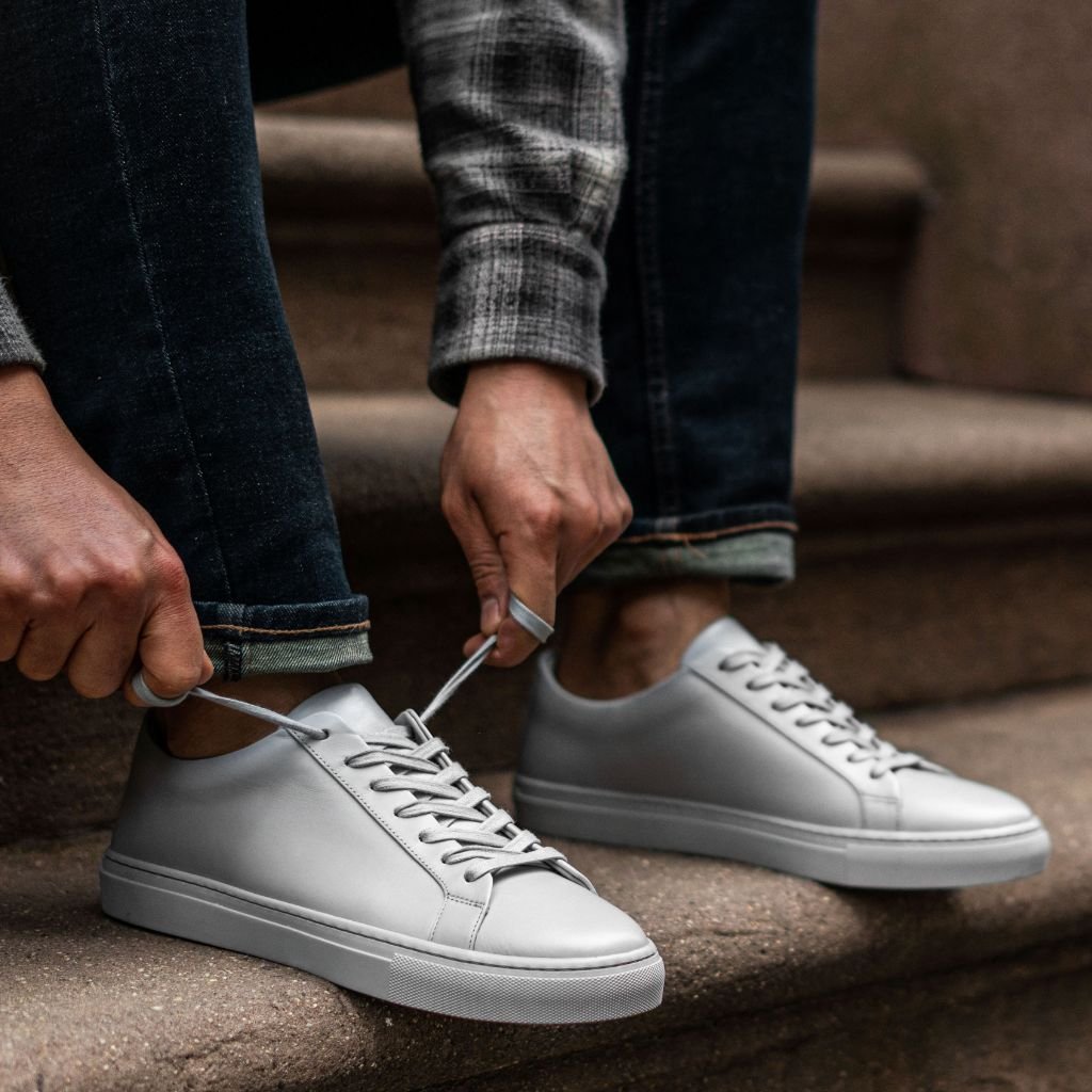 premier low top | light grey