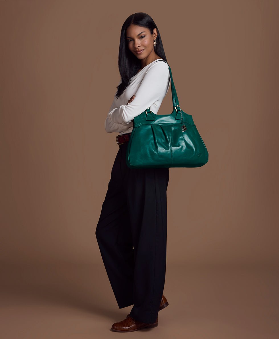 napoli satchel vintage distressed leather