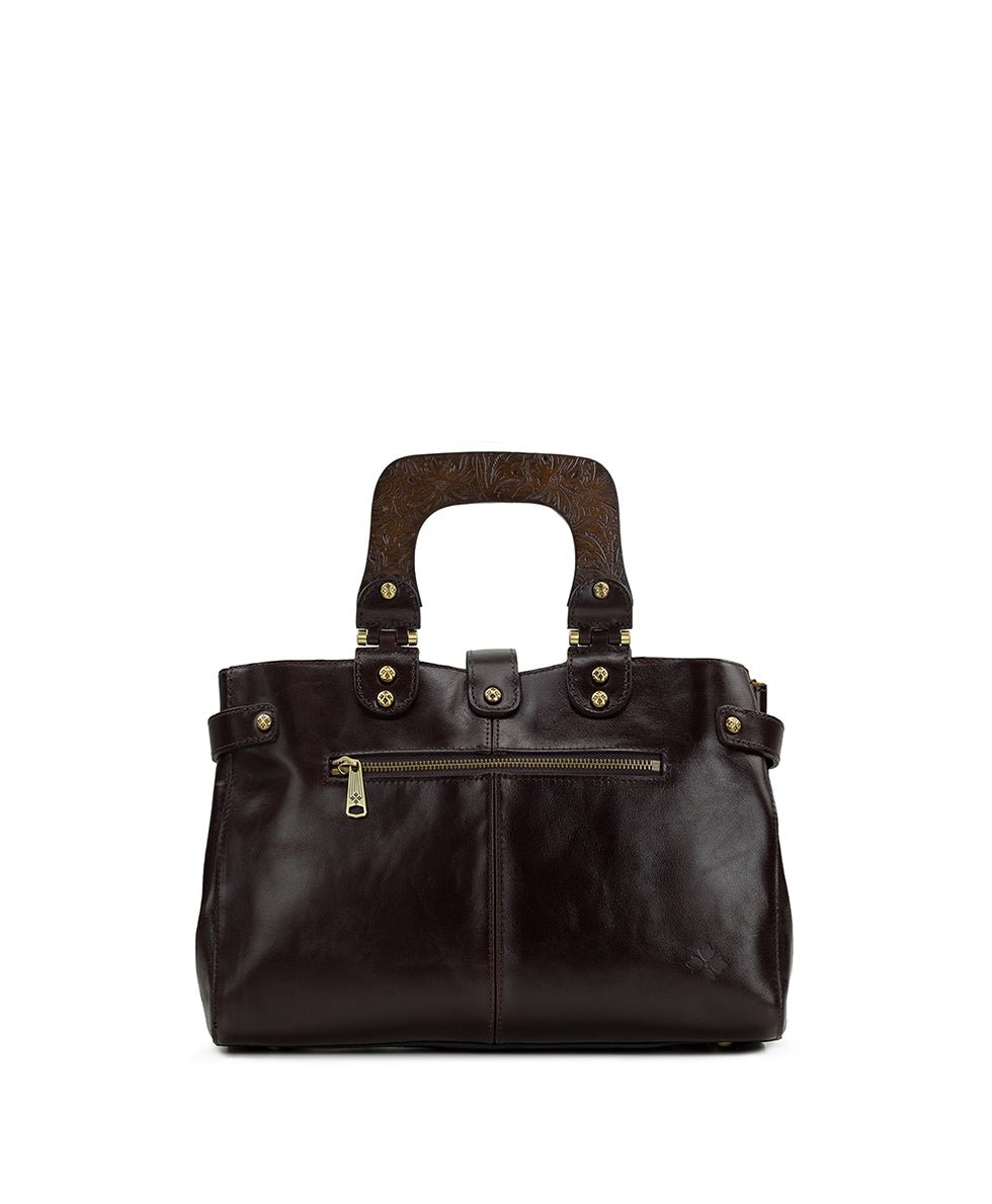 sancia woven satchel vintage distressed woven