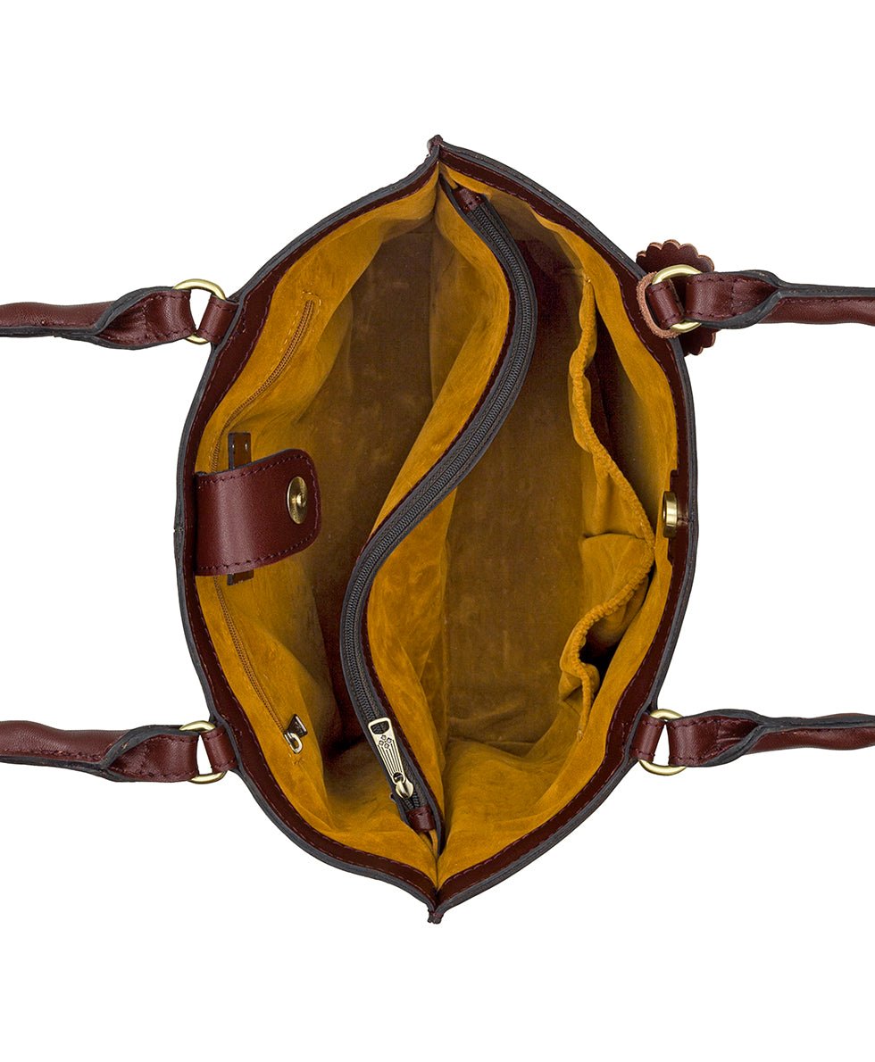 alexia tote cavo border tooled