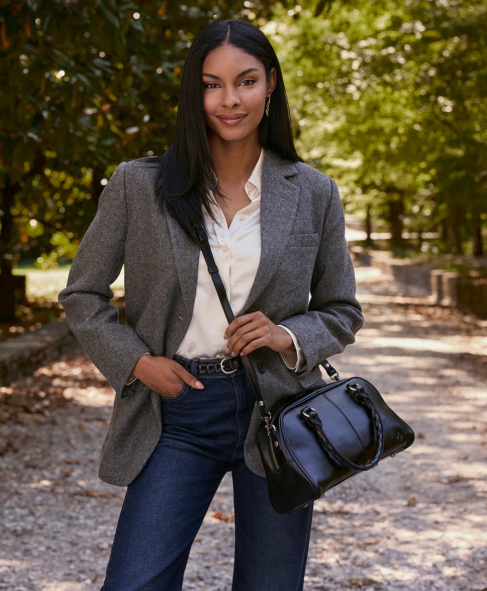 pomezia satchel crossbody vintage distressed leather