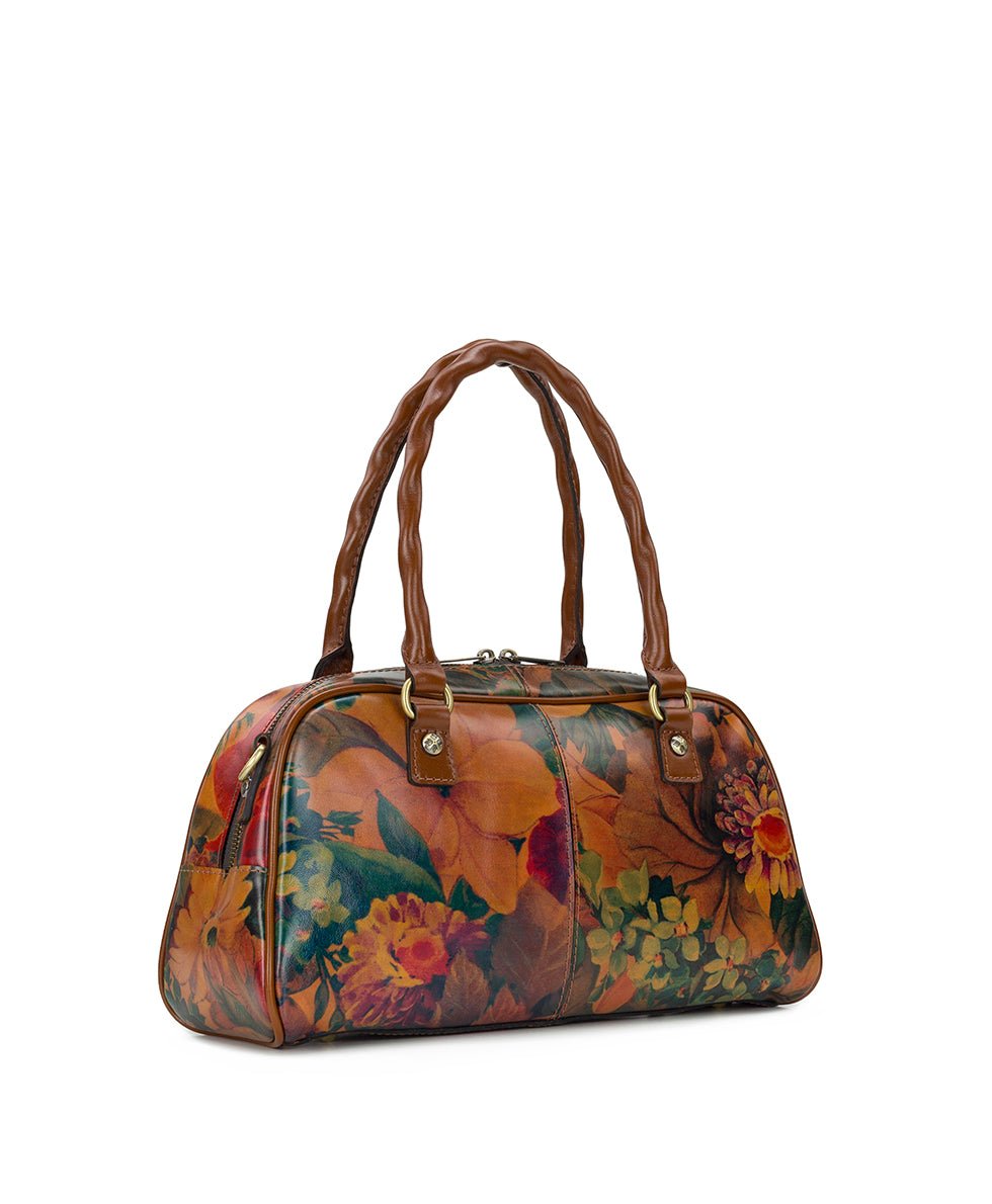 pomezia satchel crossbody multi print
